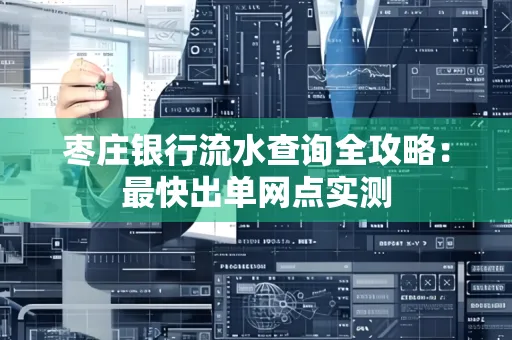 枣庄银行流水查询全攻略:最快出单网点实测