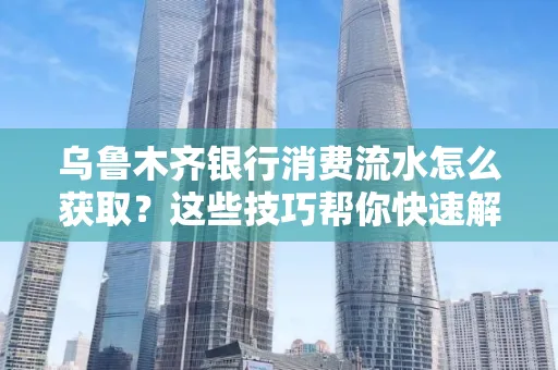乌鲁木齐银行消费流水怎么获取？这些技巧帮你快速解决