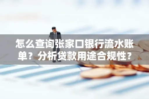 怎么查询张家口银行流水账单？分析贷款用途合规性？